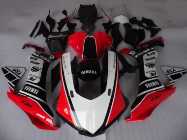 Buy 2015-2019 Yamaha YZF R1 Motorcycle Fairings - White Red Black Motul YSP UK