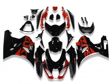 Buy 2017-2025 Suzuki GSXR 1000 Motorcycle Fairings - Glossy Black Red UK