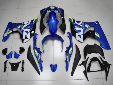 Buy 2017-2024 Suzuki GSXR 1000 Motorcycle Fairings - Blue White Green UK