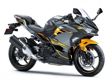 Buy 2018-2024 Kawasaki EX400 Motorcycle Fairings - Black Grey Orange UK