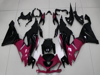 Buy 2019-2022 Kawasaki ZX6R Motorcycle Fairings - Purple Glossy Black UK