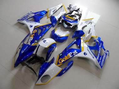 Buy 2009-2014 BMW S1000RR Motorcycle Fairings - White Yellow Blue GoldBet UK