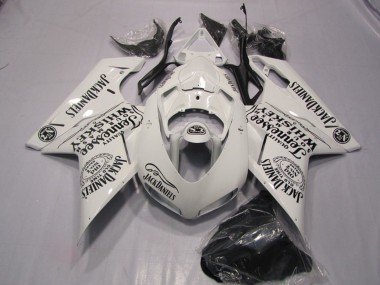 Buy 2007-2014 Ducati 1098 Motorcycle Fairings - White Jack Daniels UK
