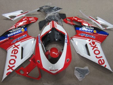 Buy 2007-2014 Ducati 1098 Motorcycle Fairings - White Red Blue Black Valsir Xerox UK