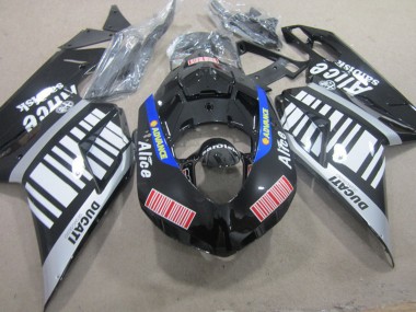 Buy 2007-2014 Ducati 848 1098 1198 Motorcycle Fairings - Silver Red Blue Glossy Black Alice UK