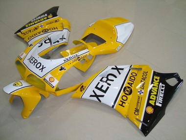 Buy 1993-2005 Ducati 748 916 996 996S Motorcycle Fairings - White Yellow Glossy Black Xerox UK