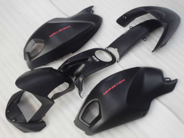 2008-2012 Ducati Monster 696 Motorcycle Fairing - Matte Black UK