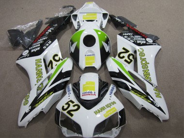 Buy 2004-2005 Honda CBR1000RR Motorcycle Fairings - White Yellow Green Black Hannspree 52 UK