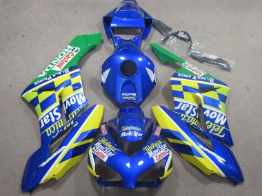 Buy 2004-2005 Honda CBR1000RR Motorcycle Fairings - Blue Yellow Green Telefonica MoviStar Castrol UK