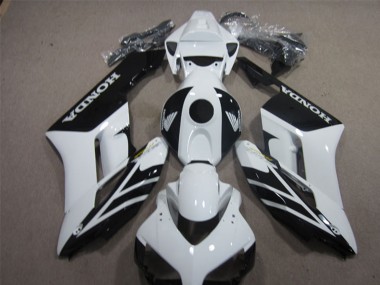 Buy 2004-2005 Honda CBR1000RR Motorcycle Fairings - White Glossy Black Stripe UK