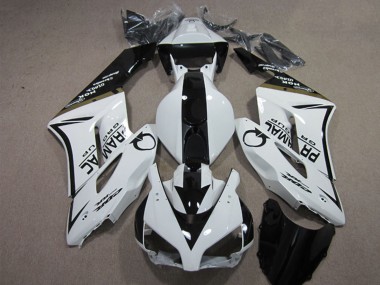 Buy 2004-2005 Honda CBR1000RR Motorcycle Fairings - White Glossy Black Pramac UK