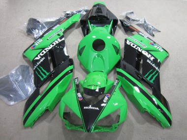 Buy 2004-2005 Honda CBR1000RR Motorcycle Fairings - Green Glossy Black Monster UK