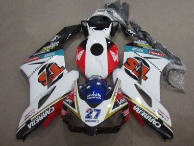 Buy 2004-2005 Honda CBR1000RR Motorcycle Fairings - White Red Blue Glossy Black 27 Contrainer IT Carrera UK