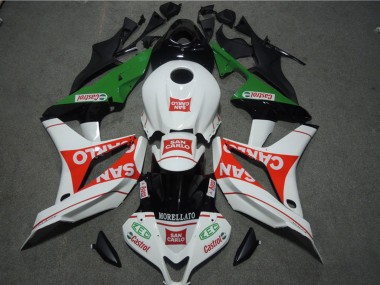 Buy 2004-2005 Honda CBR1000RR Motorcycle Fairings - White Red Green Glossy Black San Carlo Castrol UK