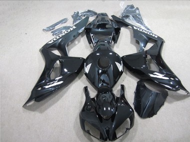 Buy 2006-2007 Honda CBR1000RR Motorcycle Fairings - Glossy Black White Decals UK