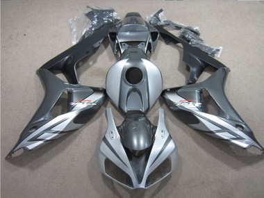 Buy 2006-2007 Honda CBR1000RR Motorcycle Fairings - Silver Grey Matte Black Fireblade UK