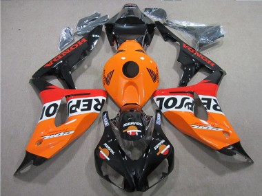 Buy 2006-2007 Honda CBR1000RR Bike Fairings - Orange White Red Glossy Black Repsol UK