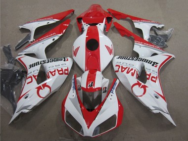 Buy 2006-2007 Honda CBR1000RR Motorcycle Fairings - White Red Pramac Bridgestone UK