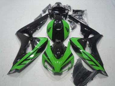 Buy 2006-2007 Honda CBR1000RR Motorcycle Fairing - Green Glossy Black UK