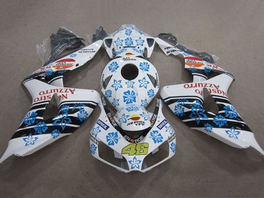 Buy 2006-2007 Honda CBR1000RR Motorcycle Fairings - White Light Blue Glossy Black Red Nastro Azzurro Repsol 46 UK
