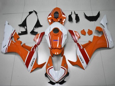 Buy 2017-2023 Honda CBR1000RR Motorcycle Fairings - White Orange Red HRC UK