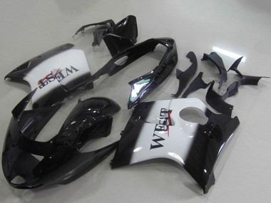 Buy 1996-2007 Honda CBR1100XX Blackbird Abs Motorcycle Fairings - Glossy Black White West UK