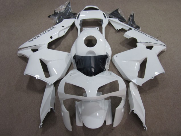 2003-2004 Honda CBR600RR Motorcycle Fairings - White UK