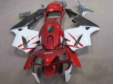 Buy 2003-2004 Honda CBR600RR Motorcycle Fairings - Red White Matte Black UK