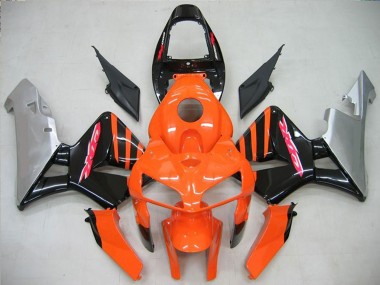 Buy 2005-2006 Honda CBR600RR Motorcycle Fairing - Orange Black Silver UK