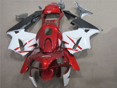 Buy 2005-2006 Honda CBR600RR Bike Fairings - Red White Black UK