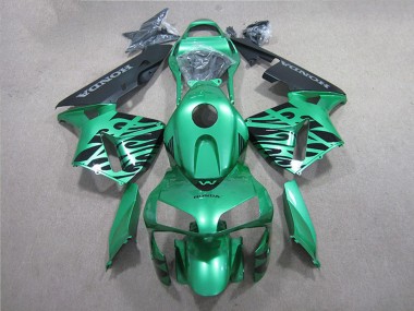 Buy 2005-2006 Honda CBR600RR Motorcycle Fairing - Green Black UK