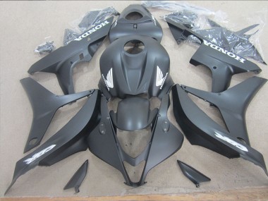Buy 2007-2008 Honda CBR600RR Motorcycle Fairing - Matte Black White Decals UK