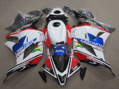 Buy 2009-2012 Honda CBR600RR Motorcycle Fairings - White Red Blue EuroBet Lee UK