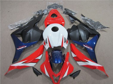 Buy 2009-2012 Honda CBR600RR Motorcycle Fairing - White Red Blue Matte Black UK
