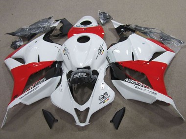 Buy 2009-2012 Honda CBR600RR Motorcycle Fairings Kits - White Red Glossy Black UK