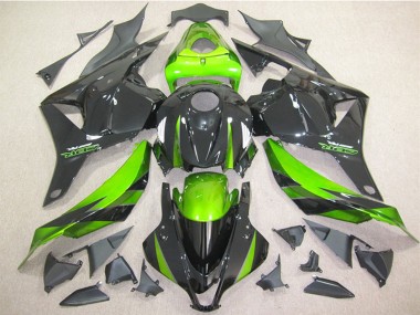 Buy 2009-2012 Honda CBR600RR Motorcycle Fairing - Green Glossy Black UK
