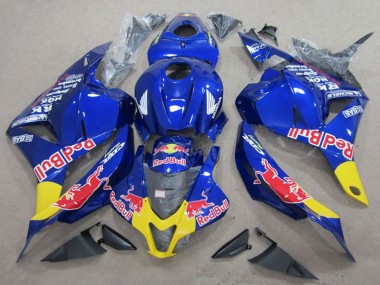 Buy 2009-2012 Honda CBR600RR Motorcycle Fairings - Blue Yellow Red Bull UK