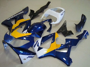 Buy 2000-2001 Honda CBR900RR 929 Motorcycle Fairings - White Blue Yellow UK