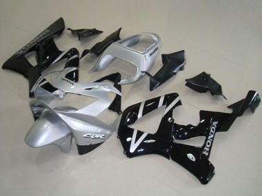 Buy 2000-2001 Honda CBR900RR 929 Motorcycle Fairings - Silver Glossy Black UK