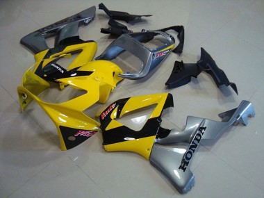 Buy 2000-2001 Honda CBR900RR 929 Motorcycle Fairings - Yellow Silver Glossy Black UK