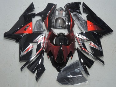 Buy 2004-2005 Kawasaki ZX10R Motorcycle Fairings - Black Red UK