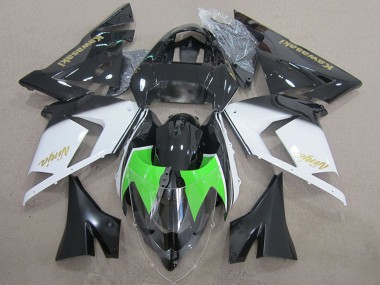 Buy 2004-2005 Kawasaki ZX10R Motorcycle Fairings - Black White Gold Ninja UK