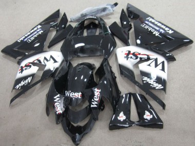 Buy 2004-2005 Kawasaki ZX10R Motorcycle Fairings - Black West Ninja UK