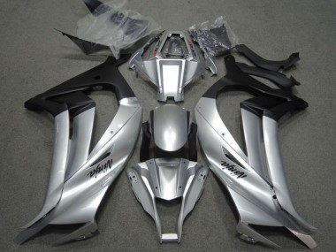 Buy 2011-2015 Kawasaki ZX10R Motorcycle Fairings - Silver Matte Black UK