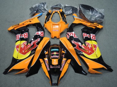 Buy 2011-2015 Kawasaki ZX10R Motorcycle Fairings - Orange Black Red Bull UK