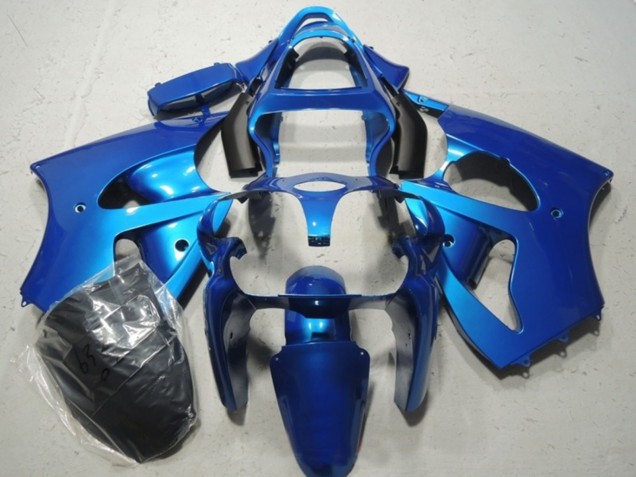 2000-2002 Kawasaki ZX6R Motorcycle Fairing - Blue UK
