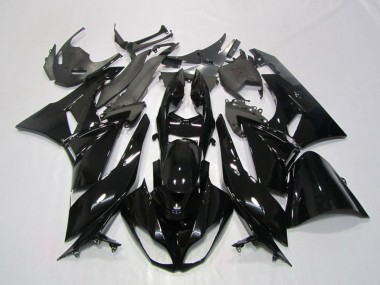 Buy 2009-2012 Kawasaki ZX6R Motorcycle Fairing - Glossy Black UK