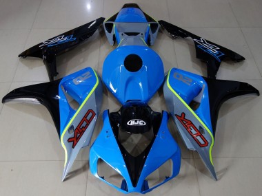 Buy 2006-2007 Honda CBR1000RR Motorcycle Fairings - Blue Yellow Glossy Black Custom CBR UK