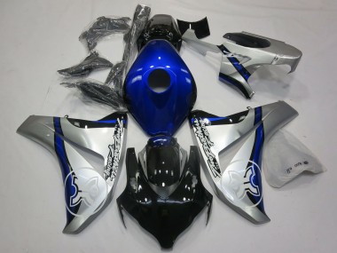Buy 2006-2007 Honda CBR1000RR Motorcycle Fairings - Silver Blue Glossy Black TBR UK