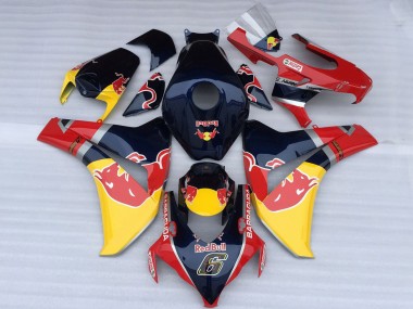 Buy 2008-2011 Honda CBR1000RR Motorcycle Fairings - Dark Blue Yellow Red Bull UK